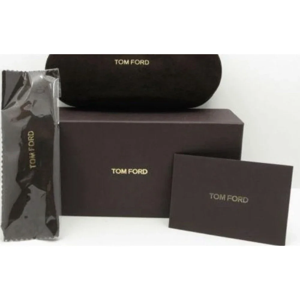 Tom Ford YVONNE FT1117 53P Oversized Sunglasses Blonde Havana Blue Gradient 63mm - Picture 8 of 8